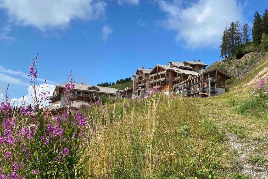 Vue Panoramique Sur Les Montagnes Plein Sud - T2 Skis Aux Pieds, Piscine & Spa Flaine Eksteriør billede