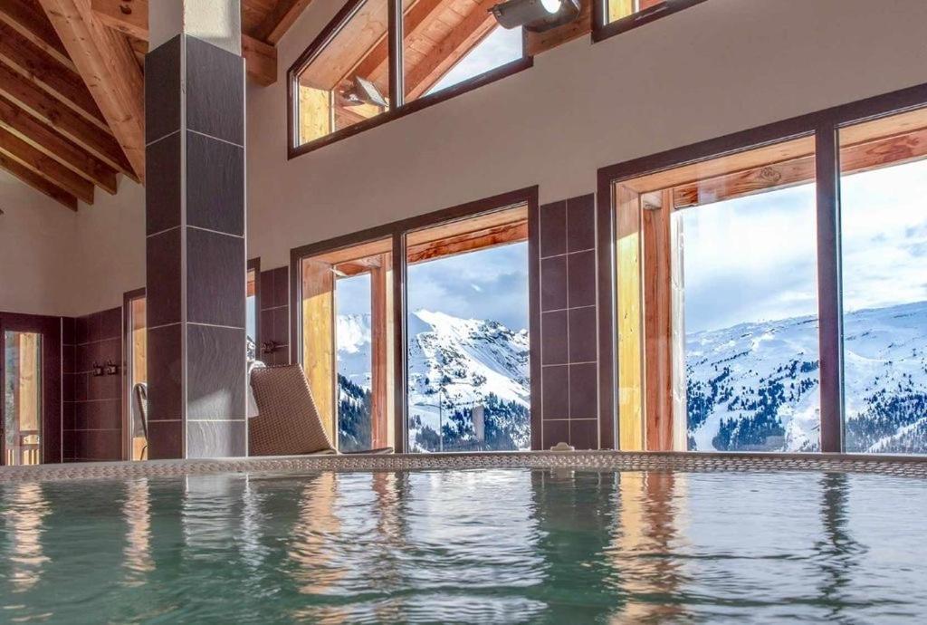 Vue Panoramique Sur Les Montagnes Plein Sud - T2 Skis Aux Pieds, Piscine & Spa Flaine Eksteriør billede