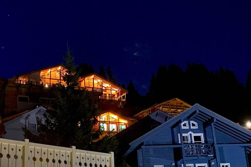 Vue Panoramique Sur Les Montagnes Plein Sud - T2 Skis Aux Pieds, Piscine & Spa Flaine Eksteriør billede