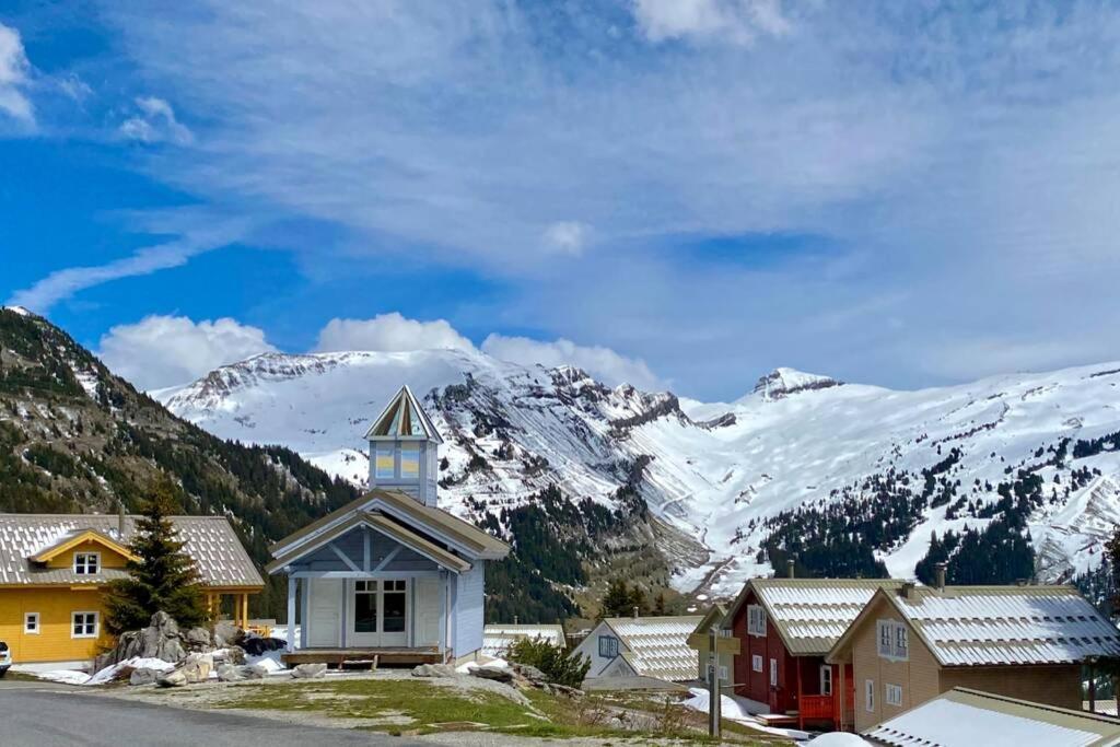 Vue Panoramique Sur Les Montagnes Plein Sud - T2 Skis Aux Pieds, Piscine & Spa Flaine Eksteriør billede