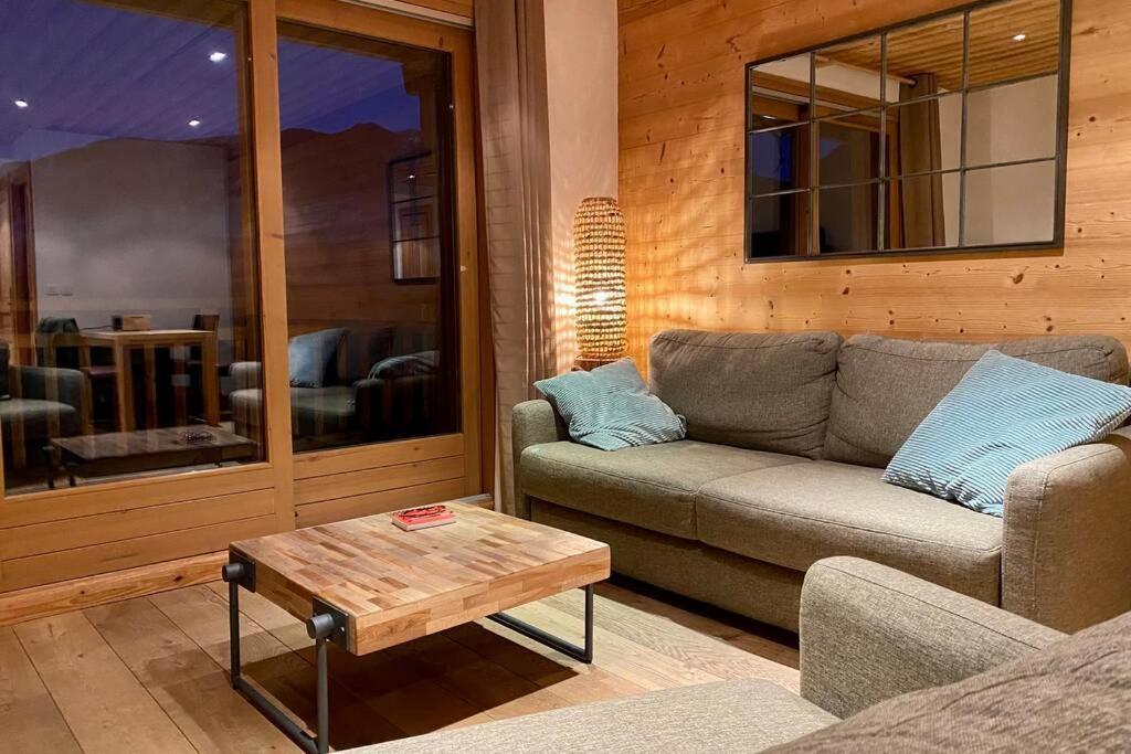 Vue Panoramique Sur Les Montagnes Plein Sud - T2 Skis Aux Pieds, Piscine & Spa Flaine Eksteriør billede