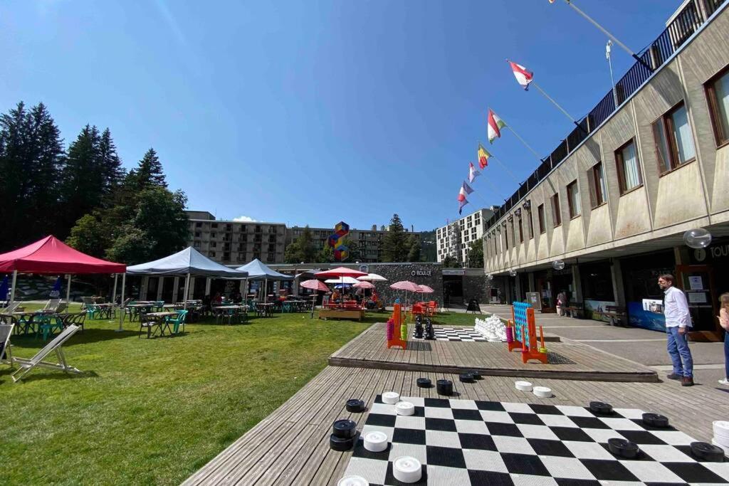 Vue Panoramique Sur Les Montagnes Plein Sud - T2 Skis Aux Pieds, Piscine & Spa Flaine Eksteriør billede