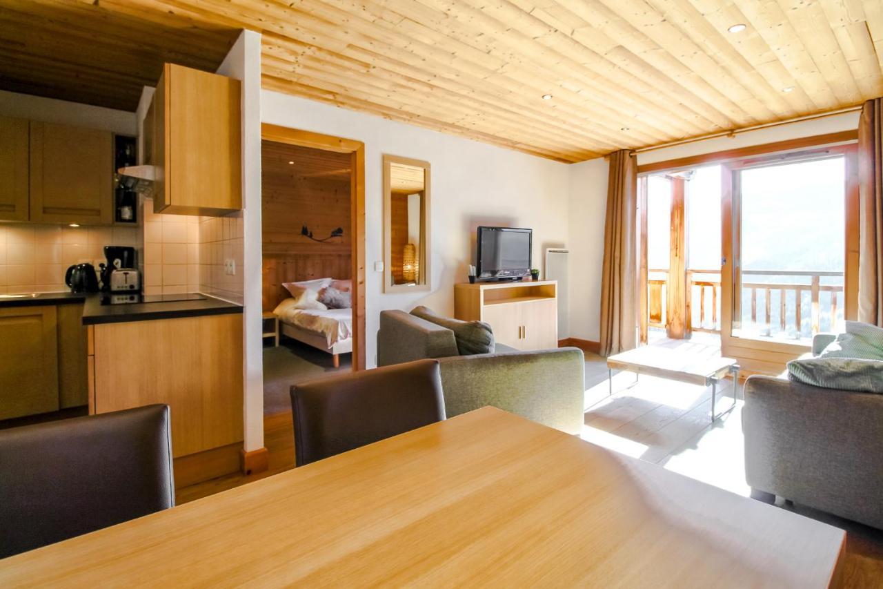 Vue Panoramique Sur Les Montagnes Plein Sud - T2 Skis Aux Pieds, Piscine & Spa Flaine Eksteriør billede