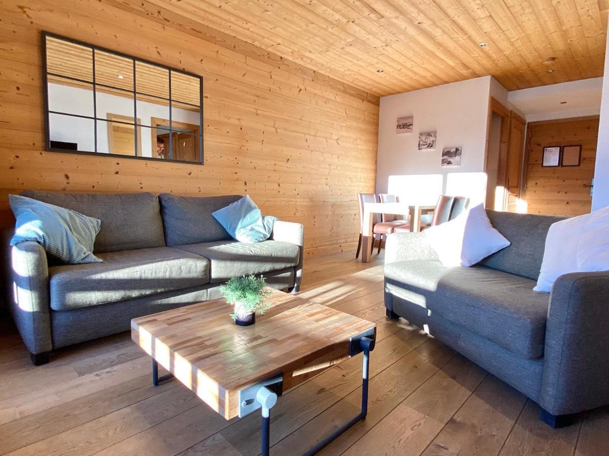 Vue Panoramique Sur Les Montagnes Plein Sud - T2 Skis Aux Pieds, Piscine & Spa Flaine Eksteriør billede