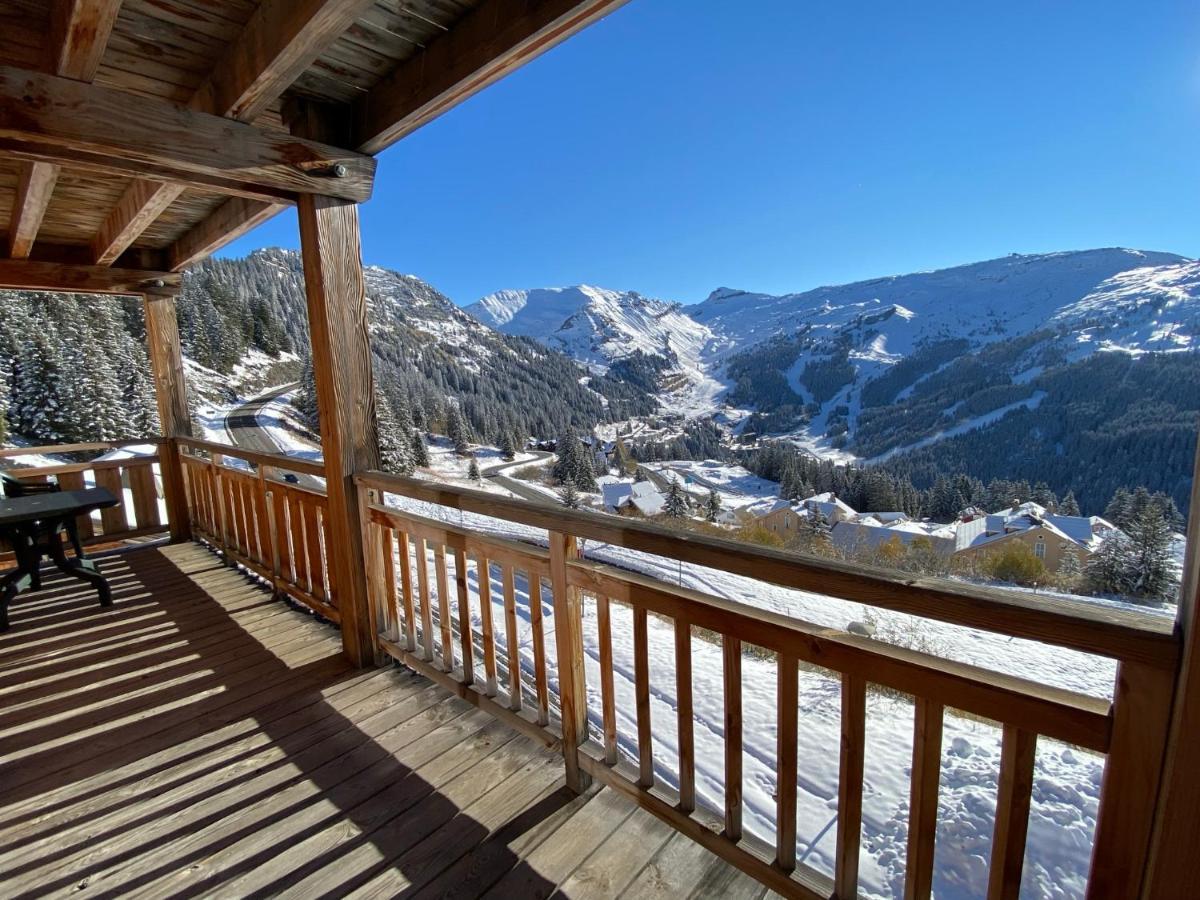 Vue Panoramique Sur Les Montagnes Plein Sud - T2 Skis Aux Pieds, Piscine & Spa Flaine Eksteriør billede