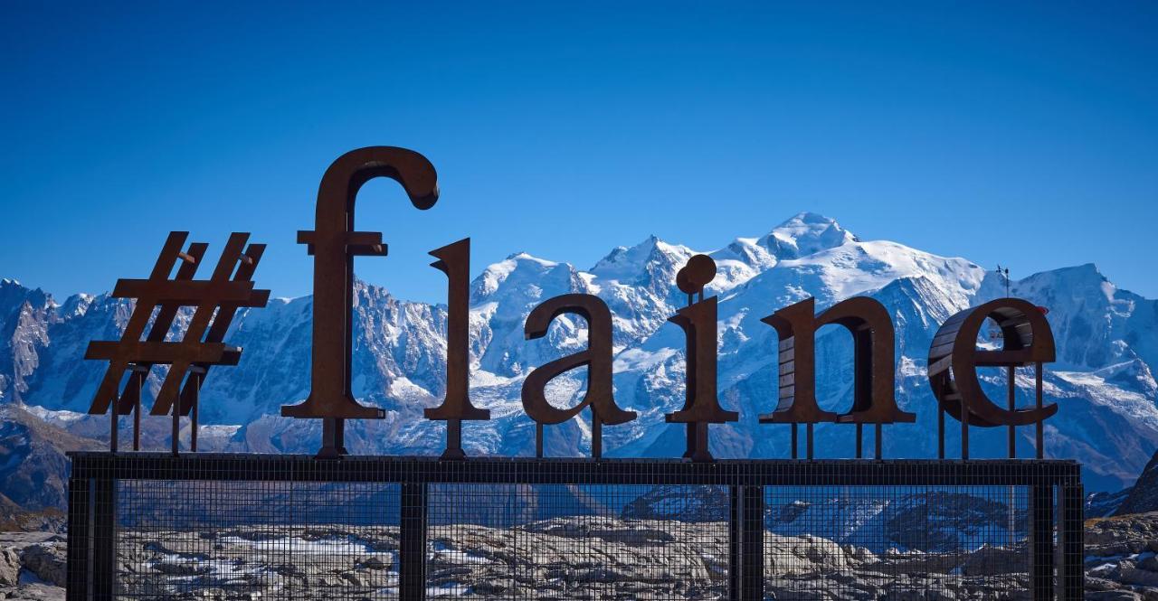 Vue Panoramique Sur Les Montagnes Plein Sud - T2 Skis Aux Pieds, Piscine & Spa Flaine Eksteriør billede